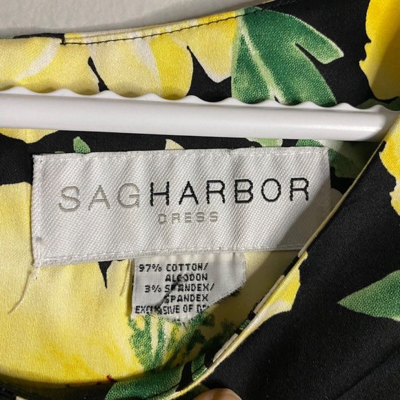 Sag Harbor Women's Floral Sleeveless Pleated Sundress - Picture 5 of 6